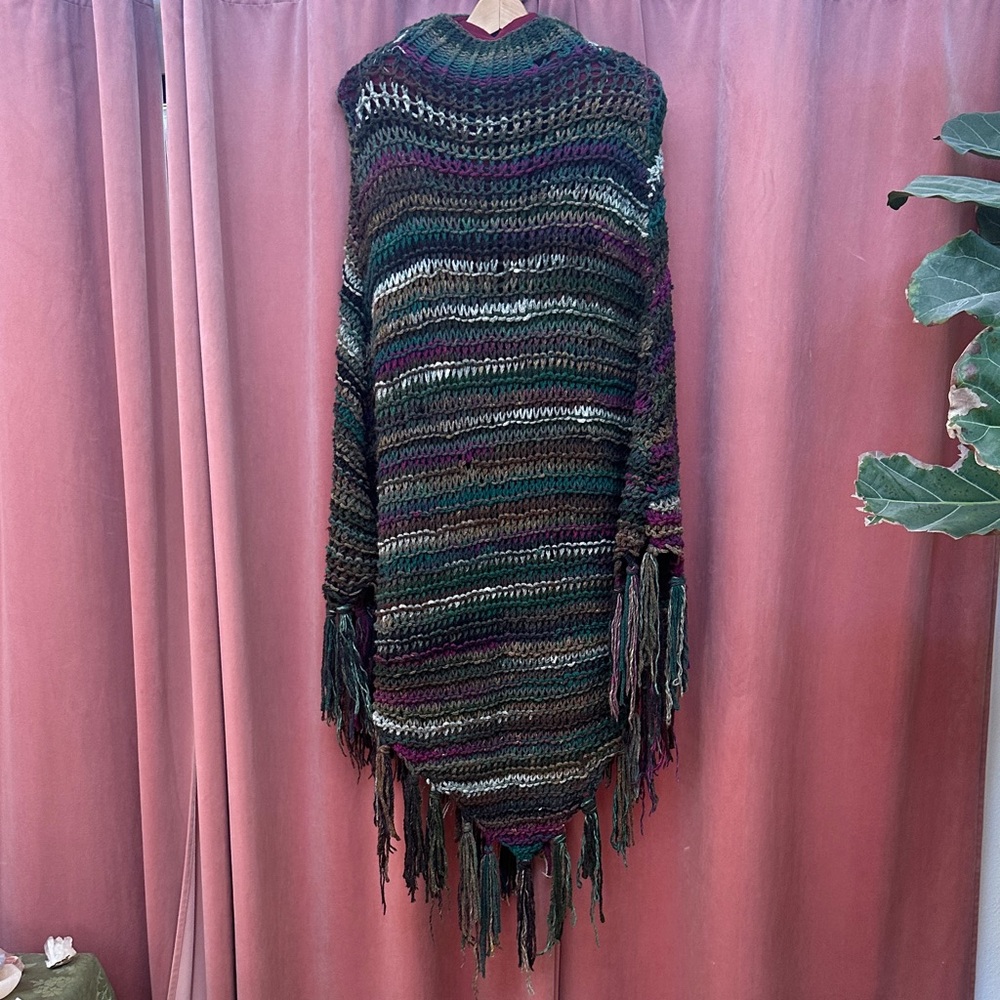 Handmade Knitted Statement Shawl